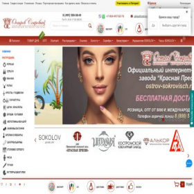 Скриншот главной страницы сайта brjansk.ostrov-sokrovisch.ru