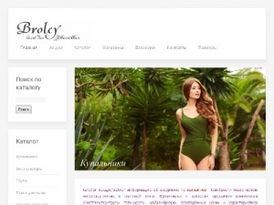 Скриншот главной страницы сайта brolcy.ru