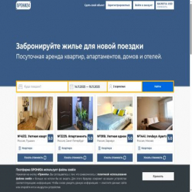 Скриншот главной страницы сайта brony24.com