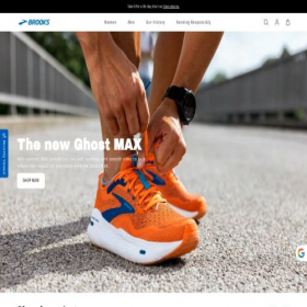Скриншот главной страницы сайта brooksrunninginc.com