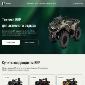 Скриншот главной страницы сайта brp-motors.ru