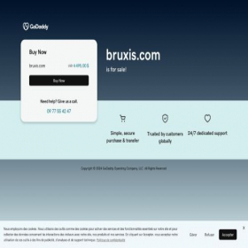 Скриншот главной страницы сайта bruxis.com