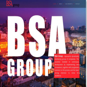 Скриншот главной страницы сайта bsagroup.com.ua