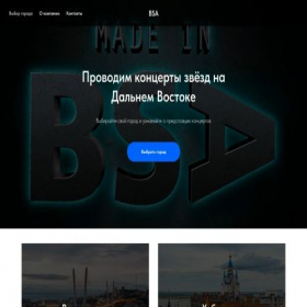 Скриншот главной страницы сайта bsconcert.ru