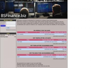 Скриншот главной страницы сайта bsfinance.biz