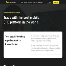 Скриншот главной страницы сайта bsinnovationltd.com