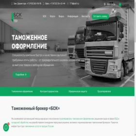 Скриншот главной страницы сайта bsk1.ru