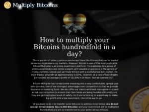 Скриншот главной страницы сайта btc-100x.com