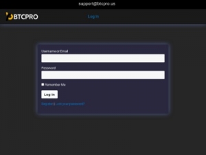 Скриншот главной страницы сайта btc-pro.eu