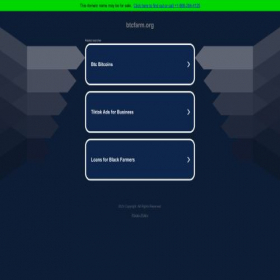 Скриншот главной страницы сайта btcfarm.org