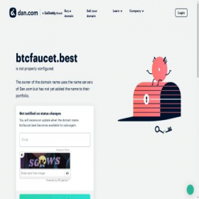 Скриншот главной страницы сайта btcfaucet.best