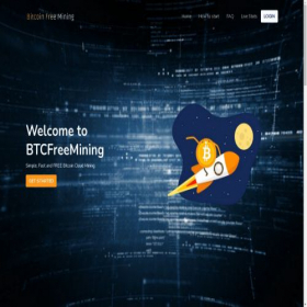 Скриншот главной страницы сайта btcfreemining.com