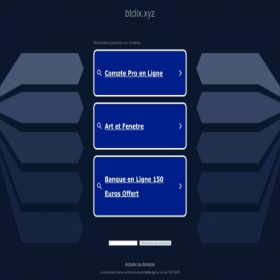 Скриншот главной страницы сайта btclix.xyz