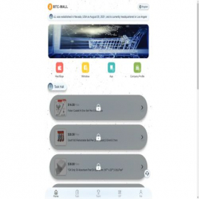 Скриншот главной страницы сайта btcmall.org