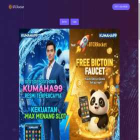 Скриншот главной страницы сайта btcrocket.net
