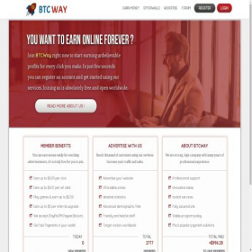 Скриншот главной страницы сайта btcway.org