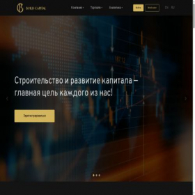 Скриншот главной страницы сайта buildcapital.pro