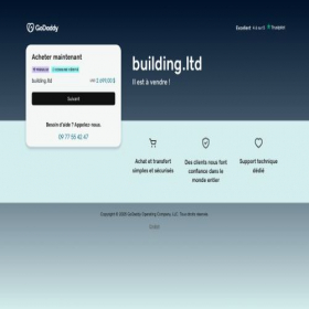 Скриншот главной страницы сайта building.ltd