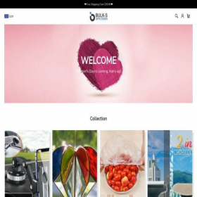 Скриншот главной страницы сайта bulk-supplement.com