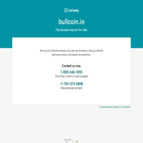 Скриншот главной страницы сайта bullcoin.in
