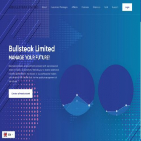 Скриншот главной страницы сайта bullsteaklimited.com