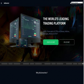 Скриншот главной страницы сайта bullxmarkets.org