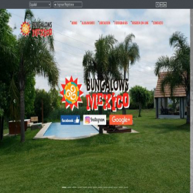 Скриншот главной страницы сайта bungalowsmexico.com.ar