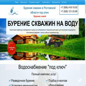 Скриншот главной страницы сайта burenie161.ru
