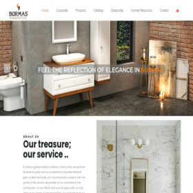 Скриншот главной страницы сайта burmas.com.tr