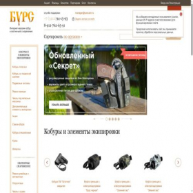 Скриншот главной страницы сайта bursudm.ru