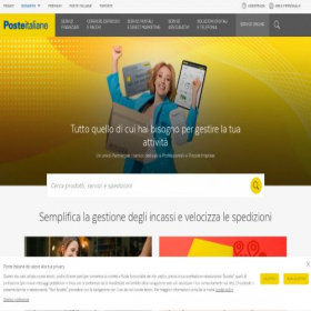Скриншот главной страницы сайта business.poste.it