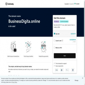 Скриншот главной страницы сайта businessdigita.online