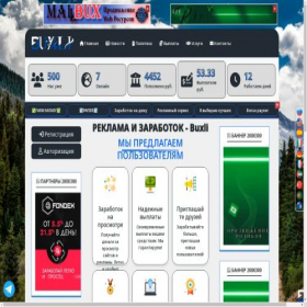 Скриншот главной страницы сайта buxli.ru