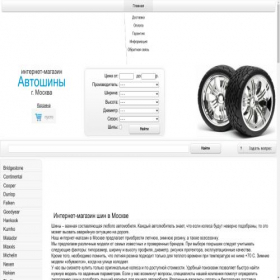 Скриншот главной страницы сайта buy-tires-car.ru