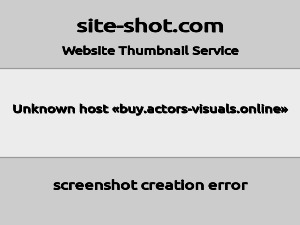 Скриншот главной страницы сайта buy.actors-visuals.online