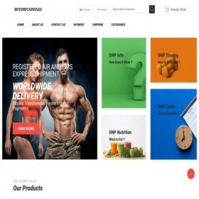 Скриншот главной страницы сайта buydnp.co