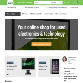 Скриншот главной страницы сайта buygreen.de