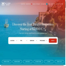 Скриншот главной страницы сайта buyhomeinvest.com