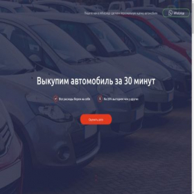 Скриншот главной страницы сайта buys-car.ru