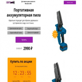 Скриншот главной страницы сайта buysaw.ru