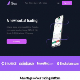 Скриншот главной страницы сайта buyxstock.com