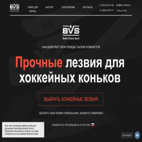 Скриншот главной страницы сайта bvs-market.ru