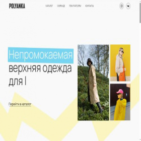 Скриншот главной страницы сайта by-polyanka.ru