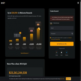 Скриншот главной страницы сайта bybit-signup.co