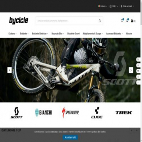 Скриншот главной страницы сайта bycicle.net