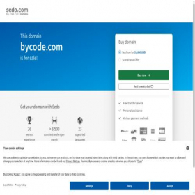 Скриншот главной страницы сайта bycode.com