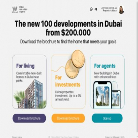 Скриншот главной страницы сайта bydubai.ae