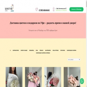 Скриншот главной страницы сайта byketik-ufa.ru
