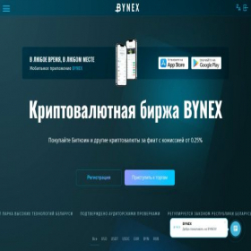 Скриншот главной страницы сайта bynex.by