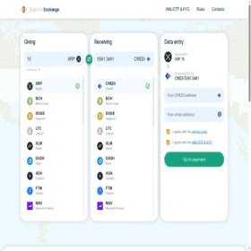 Скриншот главной страницы сайта bytecoinexchange.com